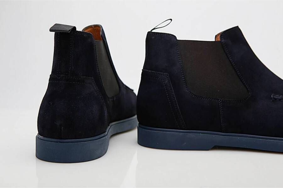 Magnanni Blauw Suède Chelsea Boot Blue Heren