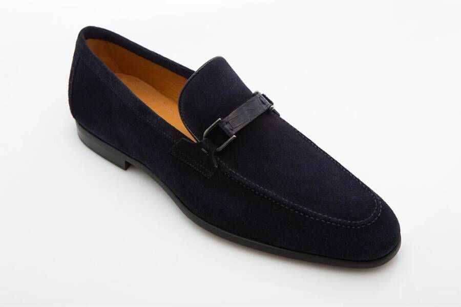 Magnanni Blauwe Dinos Loafer Flex Collectie Blue Heren