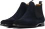 Magnanni Chelsea boots Heren Boots Laarzen Herenschoenen Suède 20109 Blauw combi - Thumbnail 2