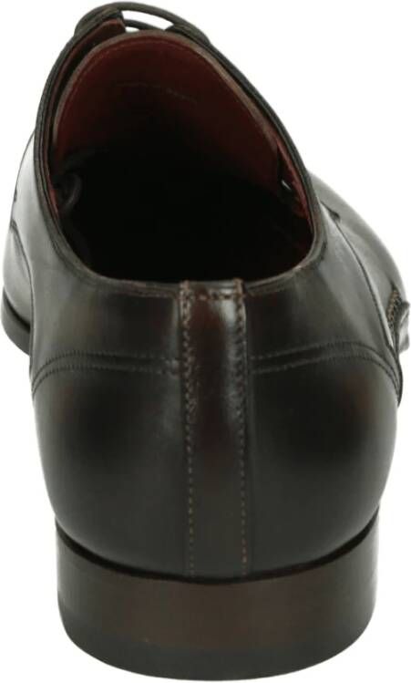 Magnanni Bruin leren zakelijke schoenen