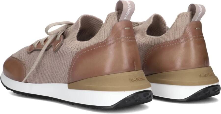 Magnanni Bruine Leren Sneakers voor Heren