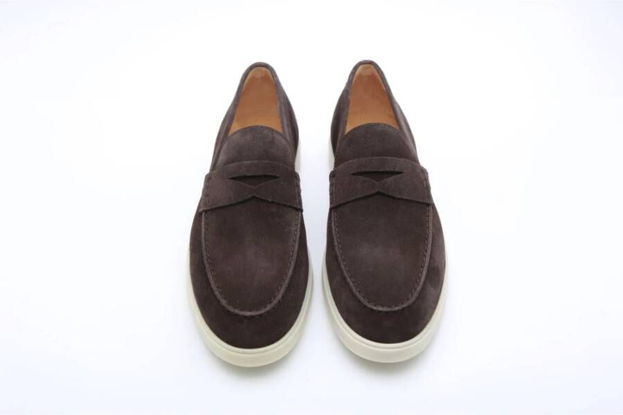 Magnanni Bruine Suède Instapper Brown Heren