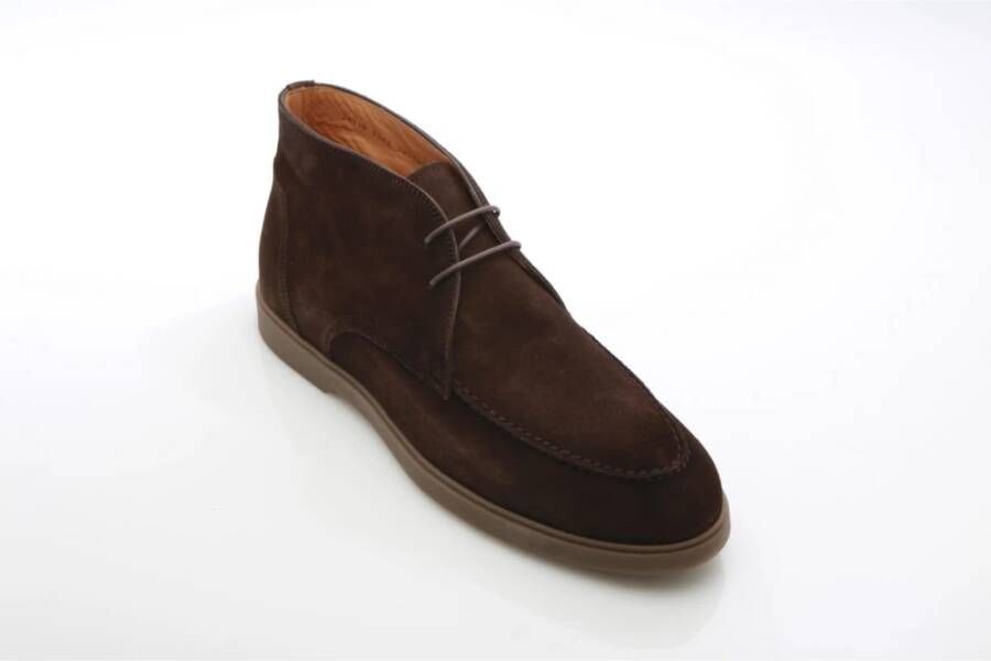 Magnanni Bruine Suède Veterschoenen Brown Heren