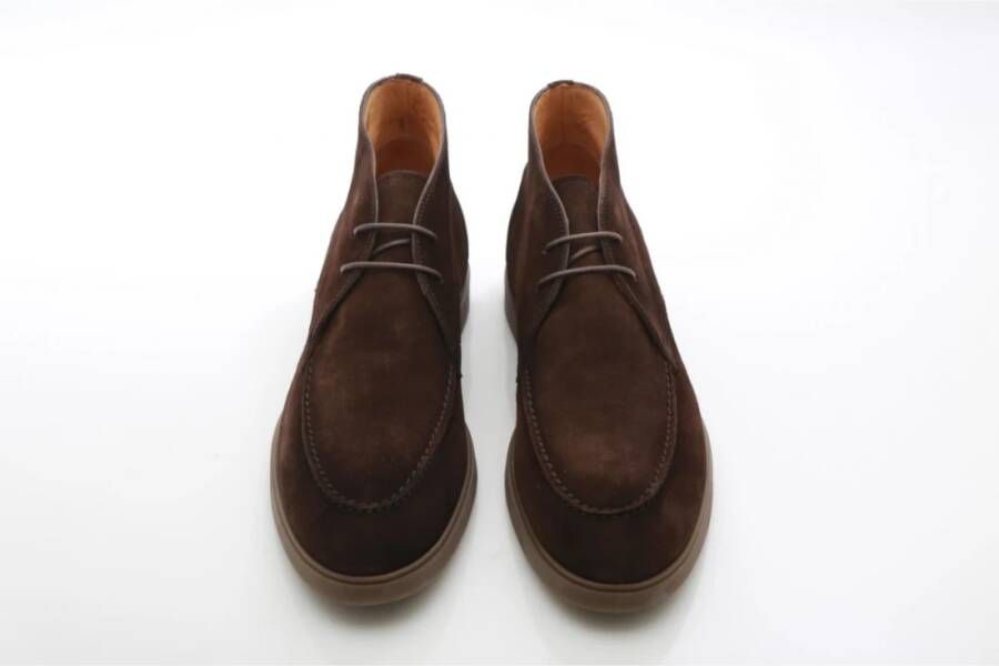 Magnanni Bruine Suède Veterschoenen Brown Heren