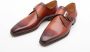 Magnanni Cangas Leren Monk Strap Schoen Brown Heren - Thumbnail 3