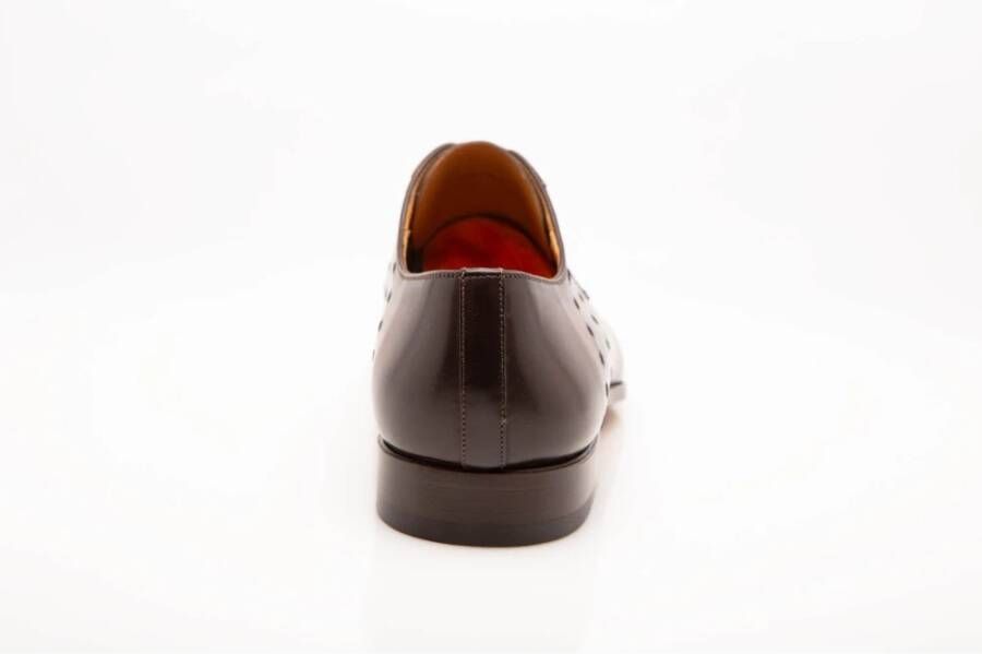 Magnanni Handgemaakte Cognac Derby Schoen Brown Heren