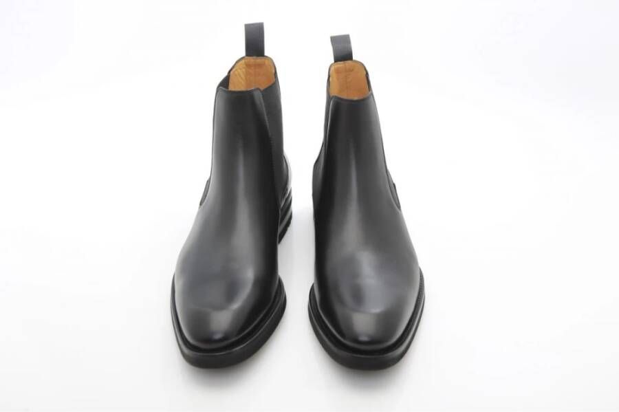 Magnanni Stijlvolle Chelsea laars in zwart leer Black Heren