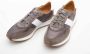 Magnanni Taupe Leren Sneaker met Gomzool Multicolor Heren - Thumbnail 3