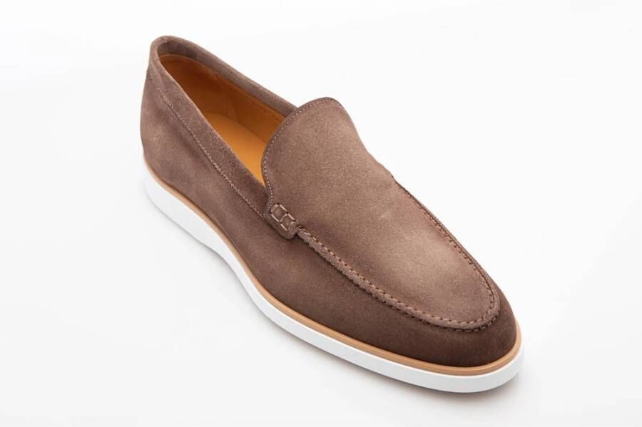 Magnanni Taupe Suède Instapper Heren Schoenen Brown Heren