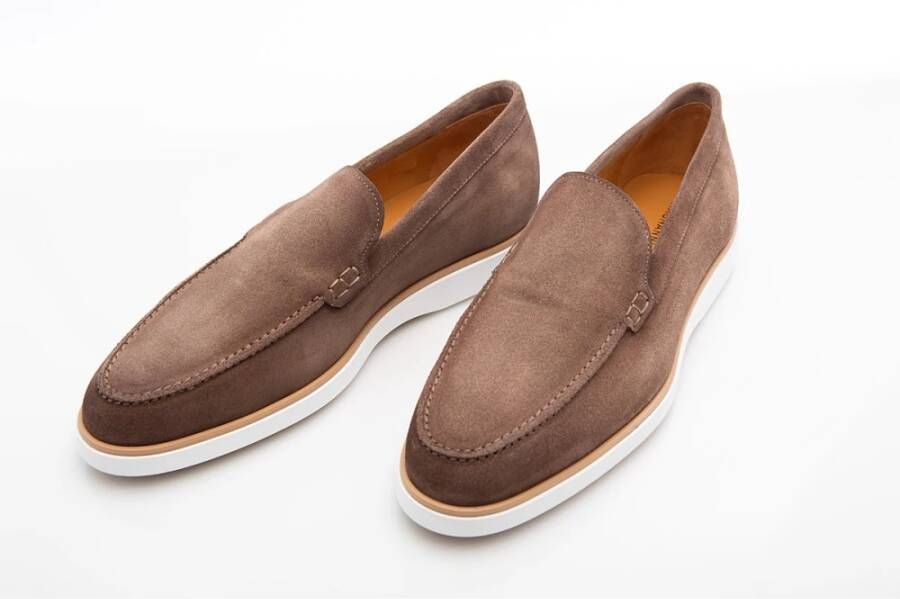 Magnanni Taupe Suède Instapper Heren Schoenen Brown Heren