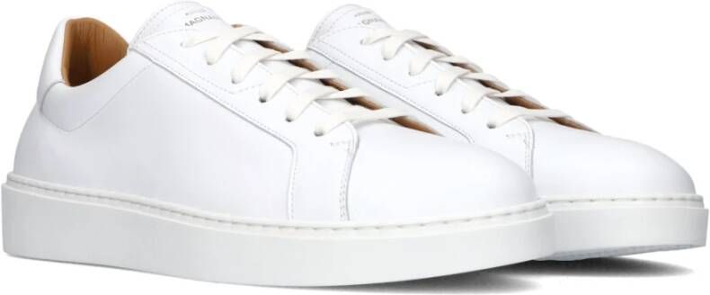 Magnanni Witte Leren Sneakers White Heren