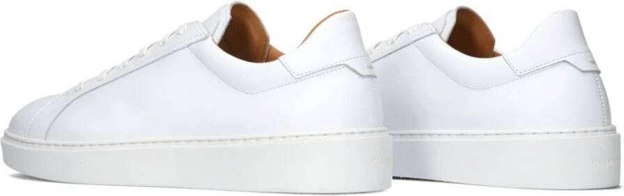 Magnanni Witte Leren Sneakers White Heren