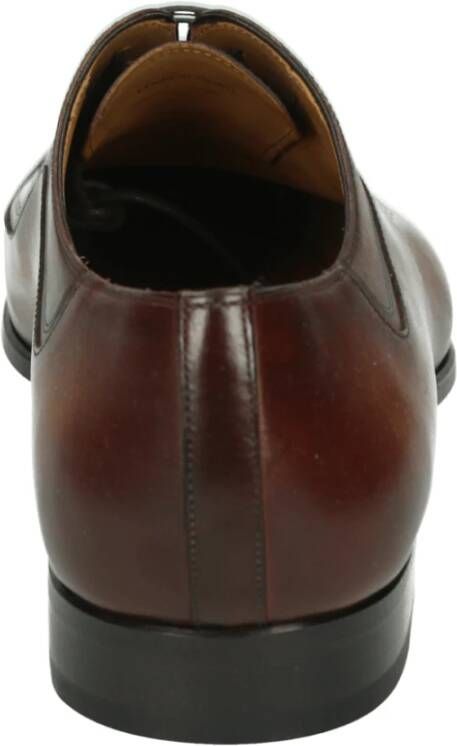 Magnanni Zakelijke lage leren schoen cognac