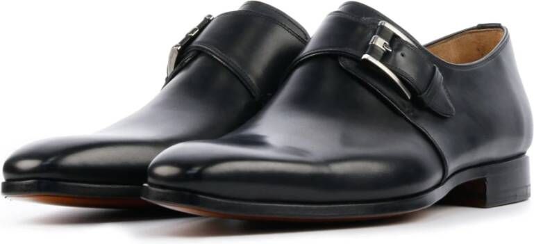 Magnanni Zwarte Gespschoenen Black Heren