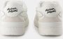 Maison Kitsuné Witte Leren Sneakers Chiru - Thumbnail 2