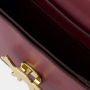 Maison Kitsuné Zwarte Leren Crossbody Tas met Draaislot - Thumbnail 2