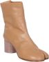 Maison Margiela Beige Enkellaarsjes met Split Teen Beige Dames - Thumbnail 2