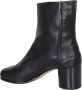 Maison Margiela Zwarte Leren Laarzen met Tabi Split-Teen Vorm Black Dames - Thumbnail 4