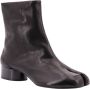 Maison Margiela Zwarte Leren Laarzen met Tabi Split-Teen Vorm Zwart Dames - Thumbnail 7