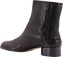 Maison Margiela Zwarte Leren Laarzen met Tabi Split-Teen Vorm Zwart Dames - Thumbnail 8