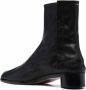Maison Margiela Zwarte Split-Teen Enkellaarzen voor Mannen Black Heren - Thumbnail 3