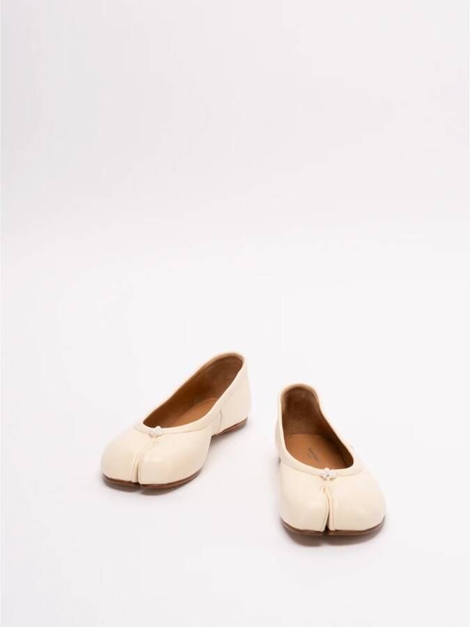 Maison Margiela Witte Instap Platte Schoenen met Tabi Split-teen White Dames - Foto 10