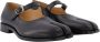 Maison Margiela Zwarte leren loafers met Tabi teen Black Dames - Thumbnail 2