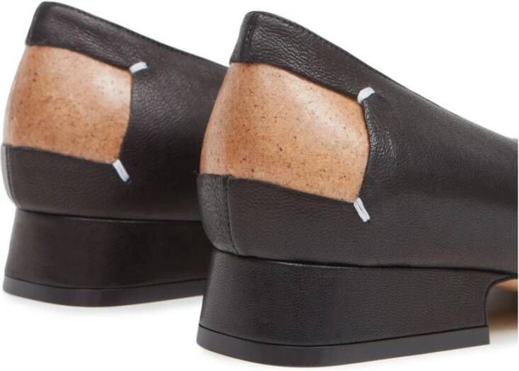 Maison Margiela Flat shoes Black Zwart Dames