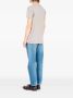 Maison Margiela Beige Slogan Print Crew Neck T-shirt - Thumbnail 2