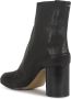Maison Margiela Tabi Teen Kalfsleren Enkellaarzen met Cilindrische Hak Black Dames - Thumbnail 2