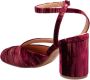 Maison Margiela Bordeaux Chenille Tabi Sandalen met Band - Thumbnail 2