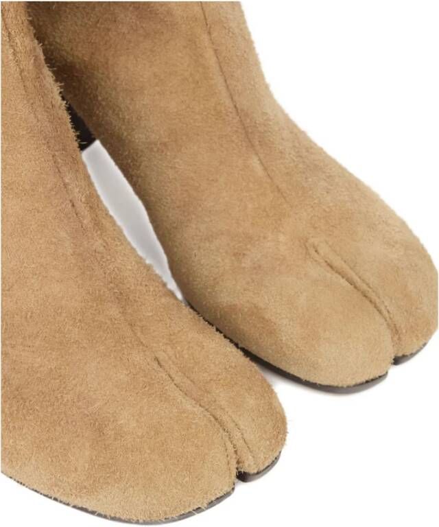 Maison Margiela Bruine Enkellaarzen voor Vrouwen