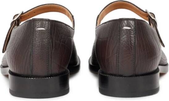 Maison Margiela Bruine Gesp Sluiting Tabi Teen Schoenen
