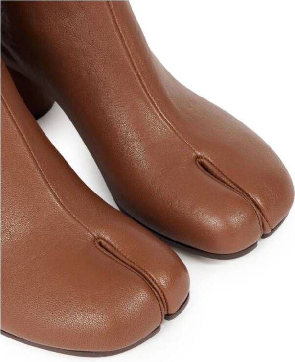 Maison Margiela Bruine Laarzen voor Stijlvolle Outfits