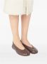 Maison Margiela Bruine Tabi Teen Platte Zool Schoenen - Thumbnail 2