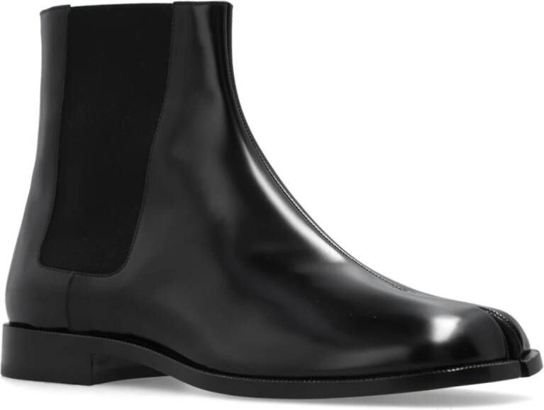 Maison Margiela Chelsea boots met Tabi-teen Zwart Heren