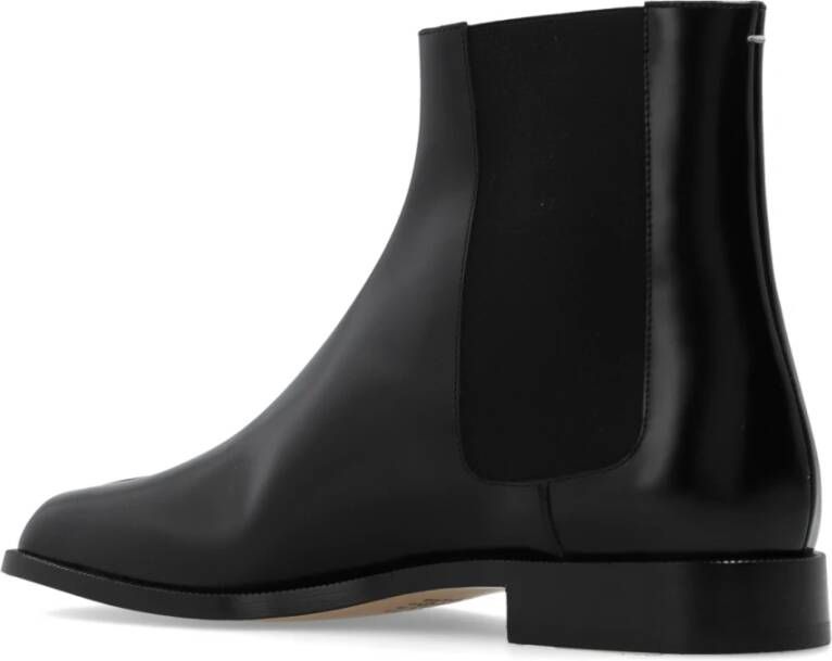 Maison Margiela Chelsea boots met Tabi-teen Zwart Heren