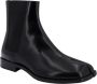 Maison Margiela Stijlvolle Leren Chelsea Boots Zwart Heren - Thumbnail 2