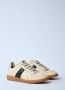 Maison Margiela Distressed Panel Sneakers Made in Italy Beige Dames - Thumbnail 8