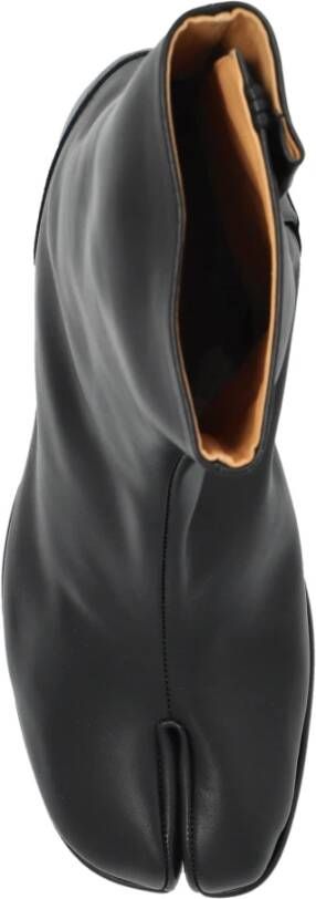 Maison Margiela Enkellaarsjes met hak en tabi-uitsnijding Black Heren