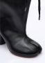 Maison Margiela Zwarte Tabi Balloon Enkellaarzen Black Dames - Thumbnail 4