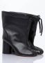 Maison Margiela Zwarte Tabi Balloon Enkellaarzen Black Dames - Thumbnail 5