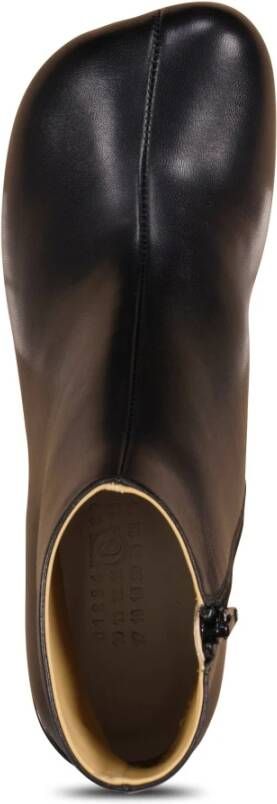 Maison Margiela Exclusieve Nappaleren Enkellaarzen Black Dames