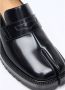 Maison Margiela Geborsteld leren loafers met gespleten teen Black Dames - Thumbnail 5