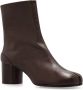 Maison Margiela Gehakte enkellaarzen Brown Dames - Thumbnail 4