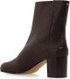 Maison Margiela Gehakte enkellaarzen Brown Dames - Thumbnail 5