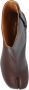 Maison Margiela Gehakte enkellaarzen Brown Dames - Thumbnail 6
