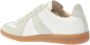 Maison Margiela Witte Leren Sneakers met Grijze Suède Inzetstukken White - Thumbnail 9