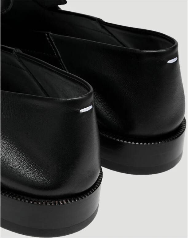 Maison Margiela Gepolijste leren loafers