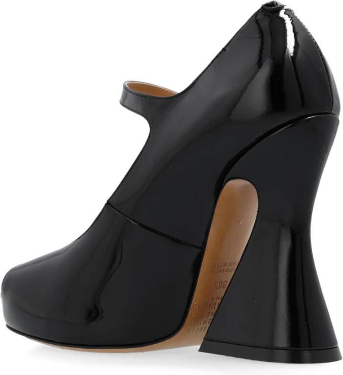 Maison Margiela Glanzende pumps Black Dames